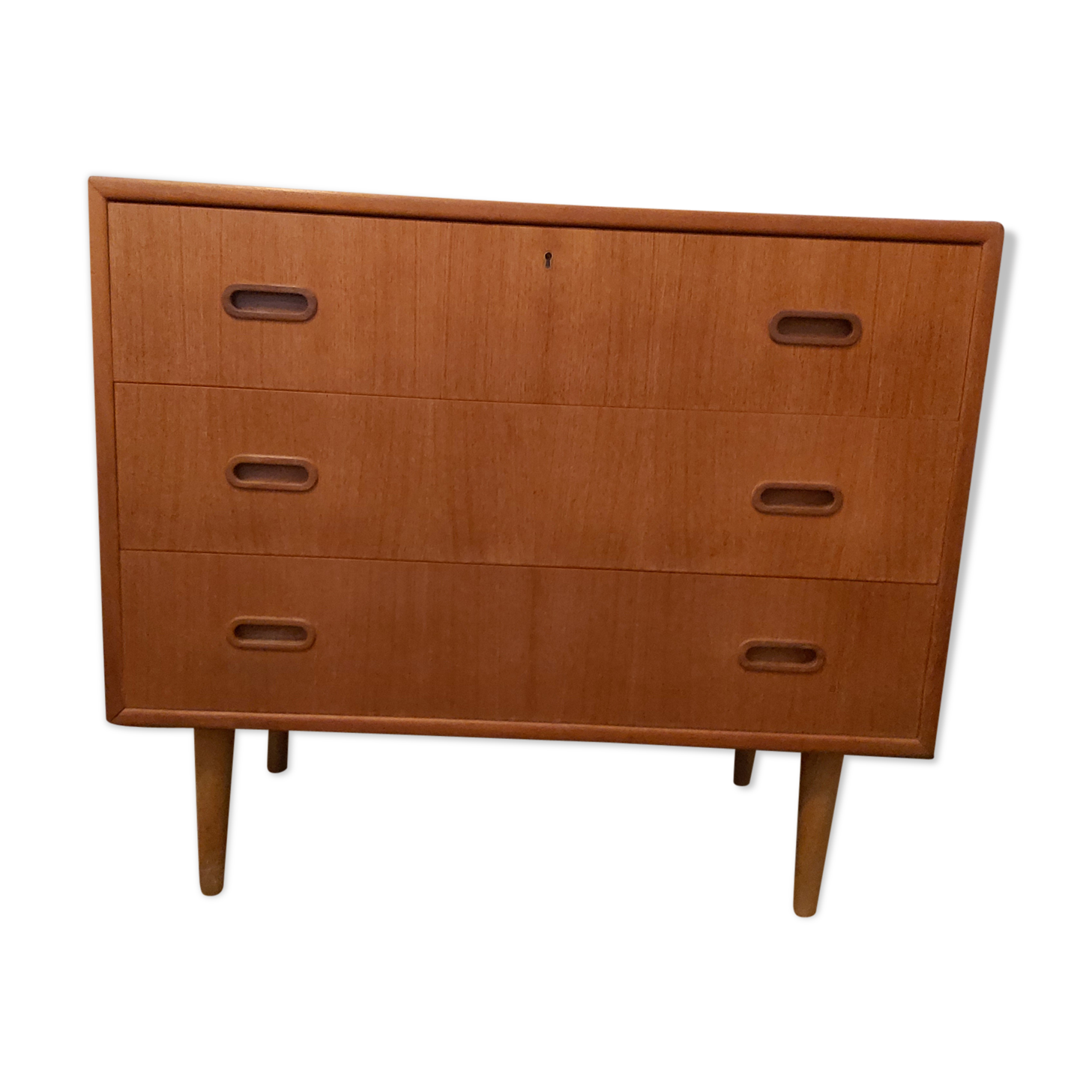 Scandinavian chest of drawers in vintage teak