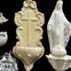 Collection of holy water fonts