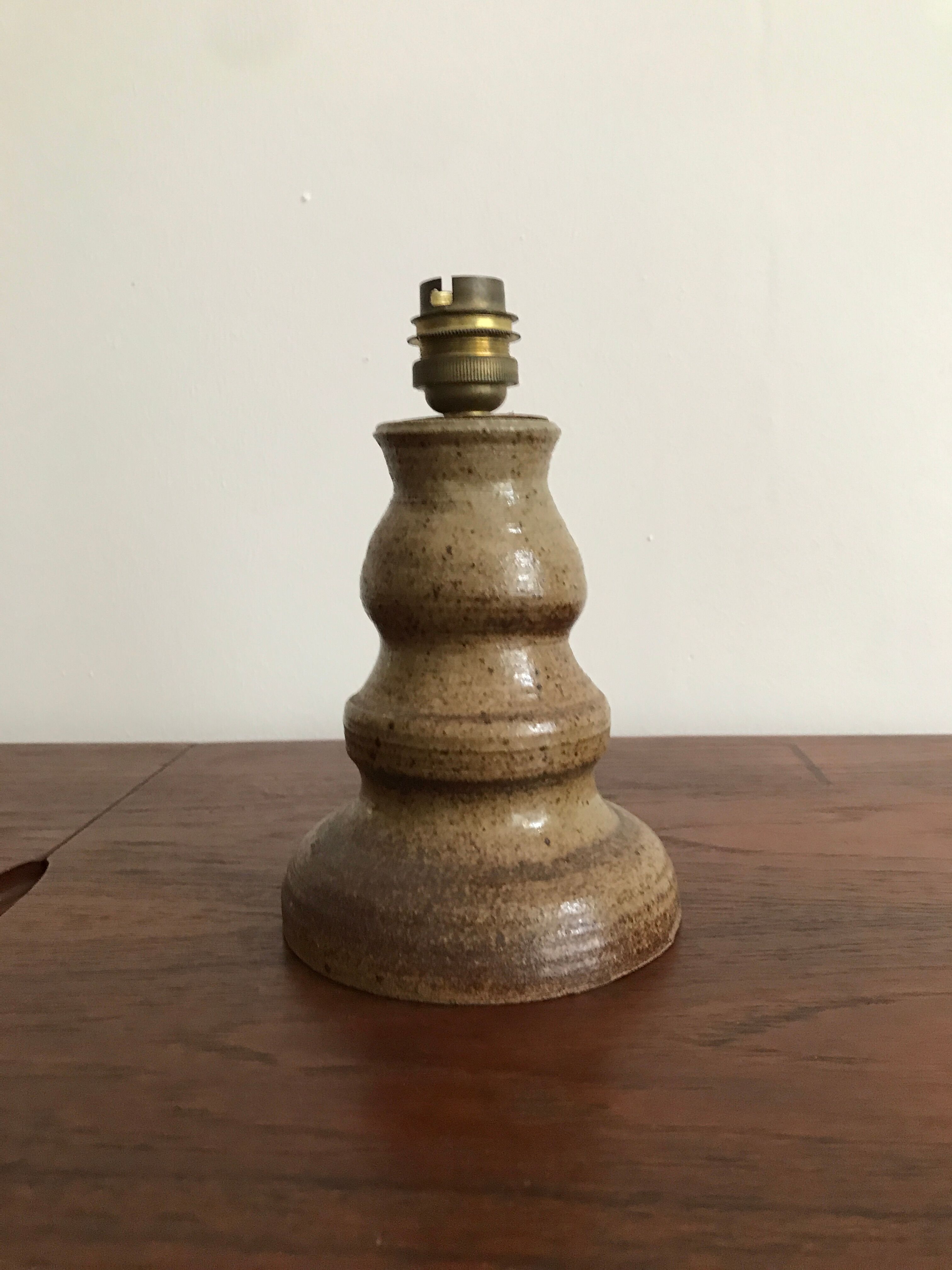 Pyrite stoneware lamp foot 60s