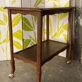 Serving trolley or mobile oak maid, mid-20th century