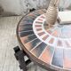 Round coffee table Roger Capron herbarium terracotta