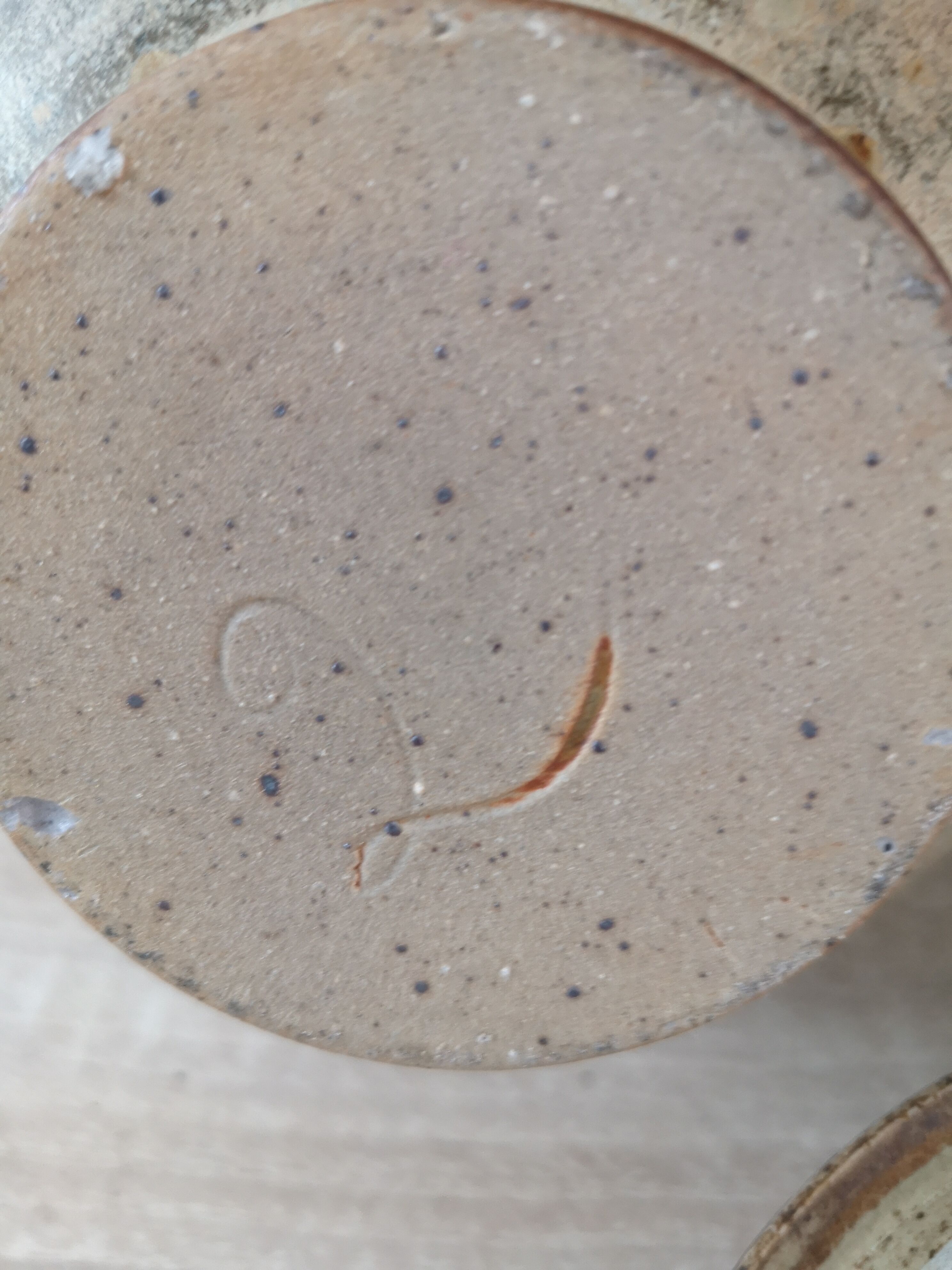 Lidded sandstone bowl