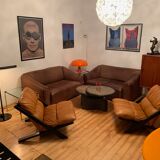 Paire de fauteuils par Ueli Berger, De Sede, Suisse, années 1970.