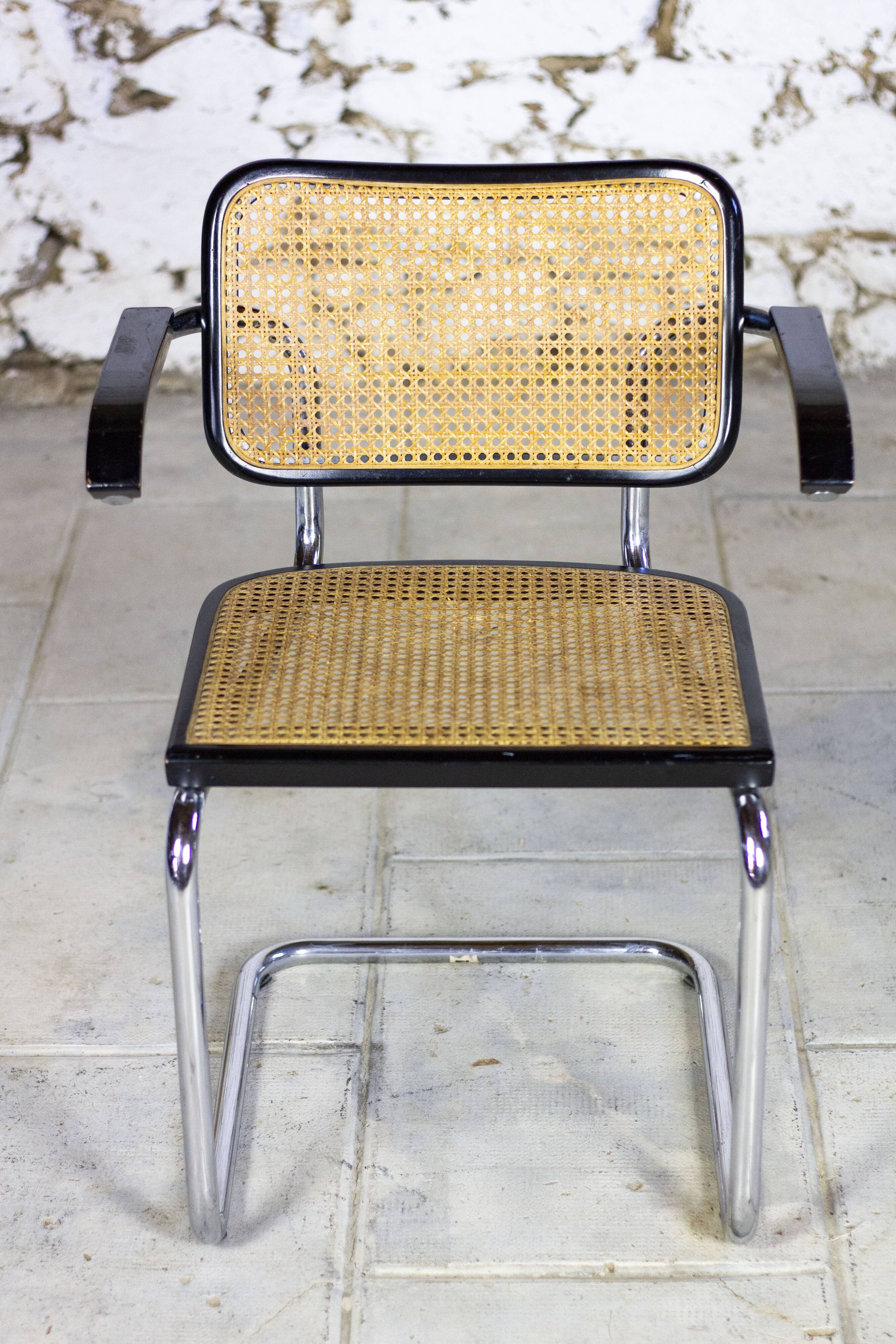 Cesca b64 armchair Marcel Breuer
