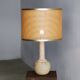 Large table lamp in travertine - Attributed to Mannelli production