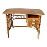Vintage rattan desk