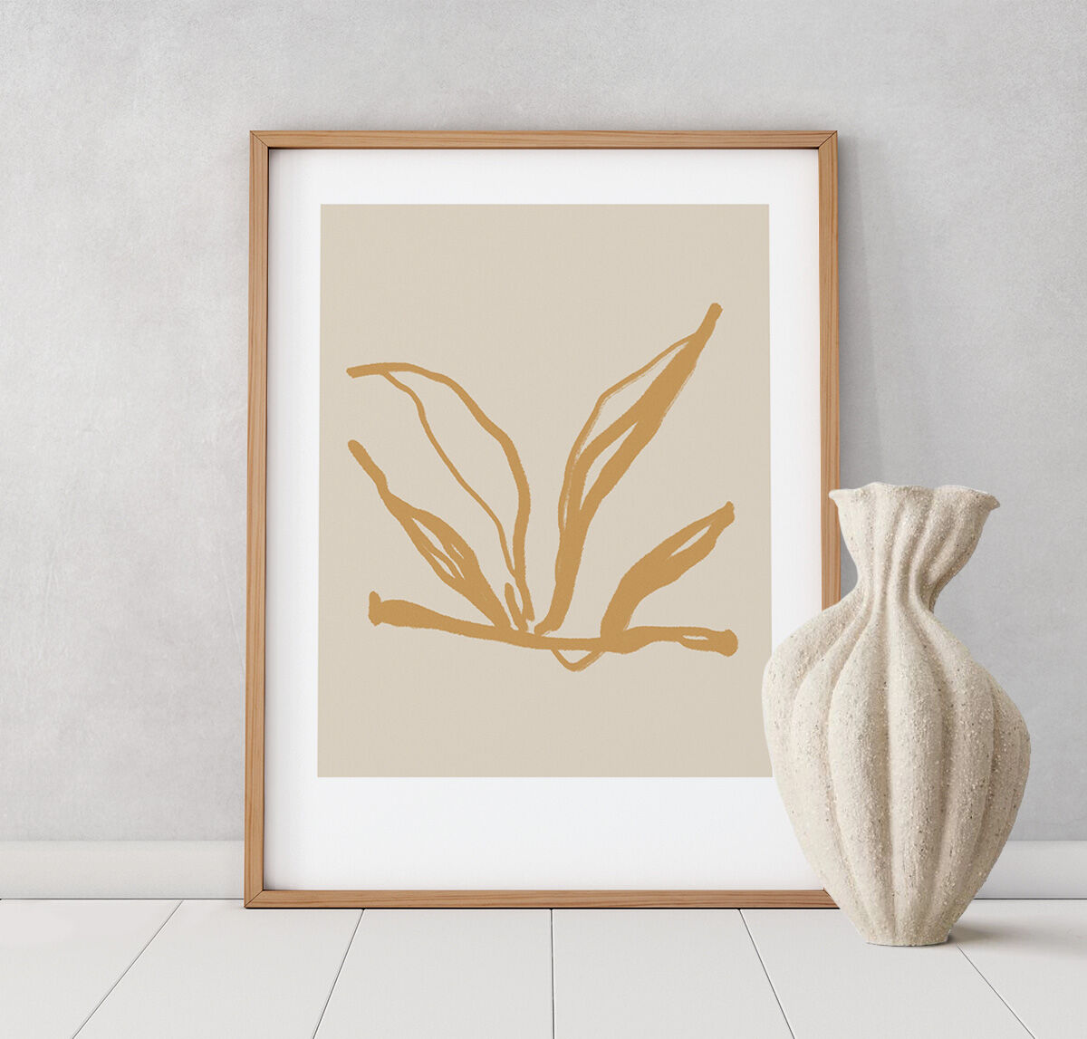 Botanical illustration giclee print, 50x70