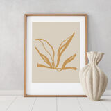 Botanical illustration giclee print, 50x70
