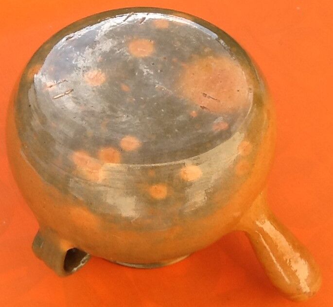 Vallauris Ancient Toupin No.10 Glazed Terracotta