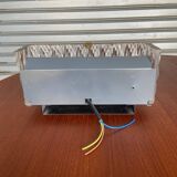 3 molded glass sconces 1950