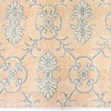 5x8 Shades Of Pale Orange Classic Turkish Vintage Rug, 140x238Cm SK 2296