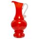 Vintage mid-century artistic glass pot "SCARF"
