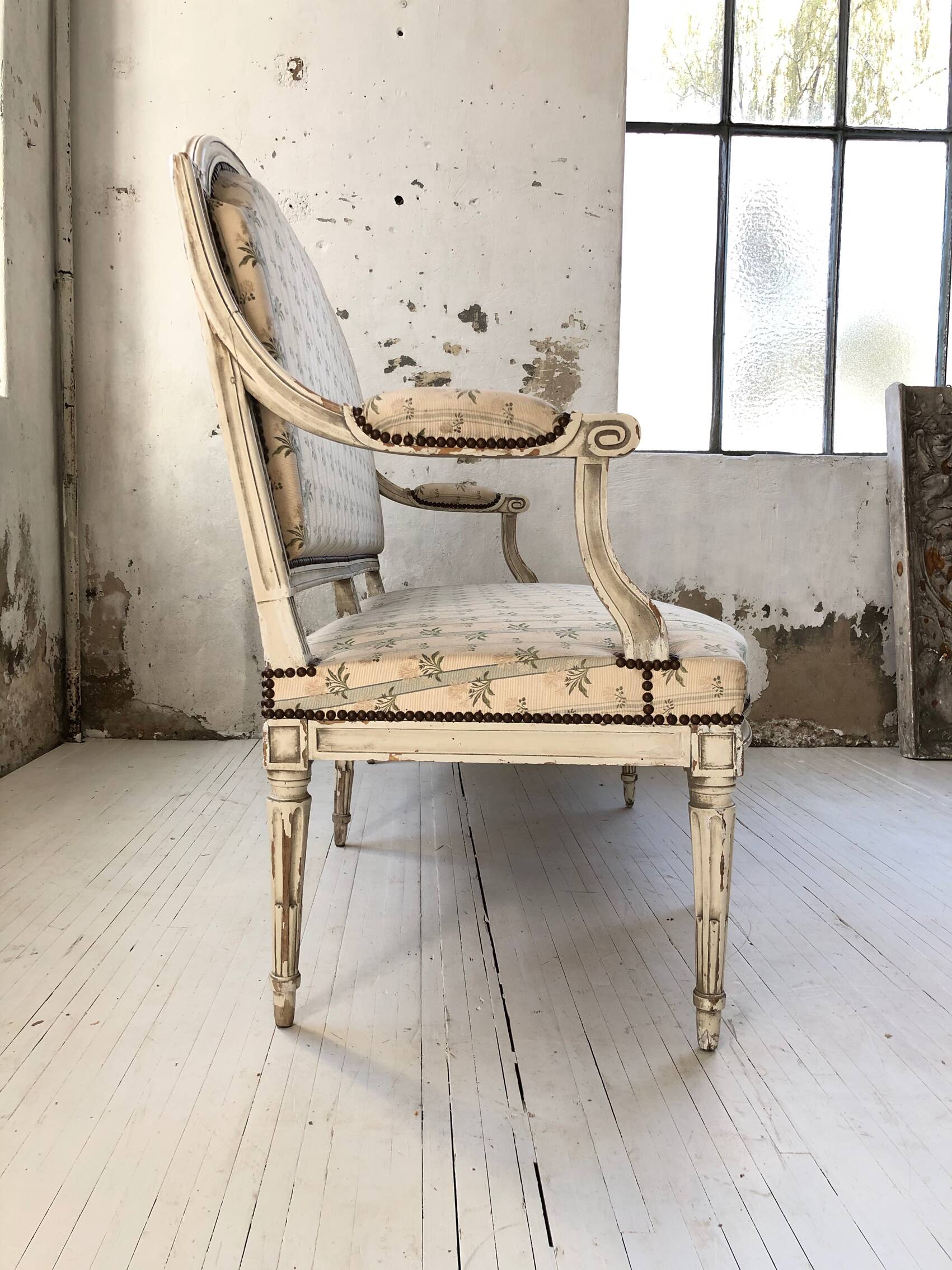 Louis XVI style bench