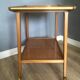 Mid-Century Bar Cart / Serving Trolley — Solid Wood, 1960s