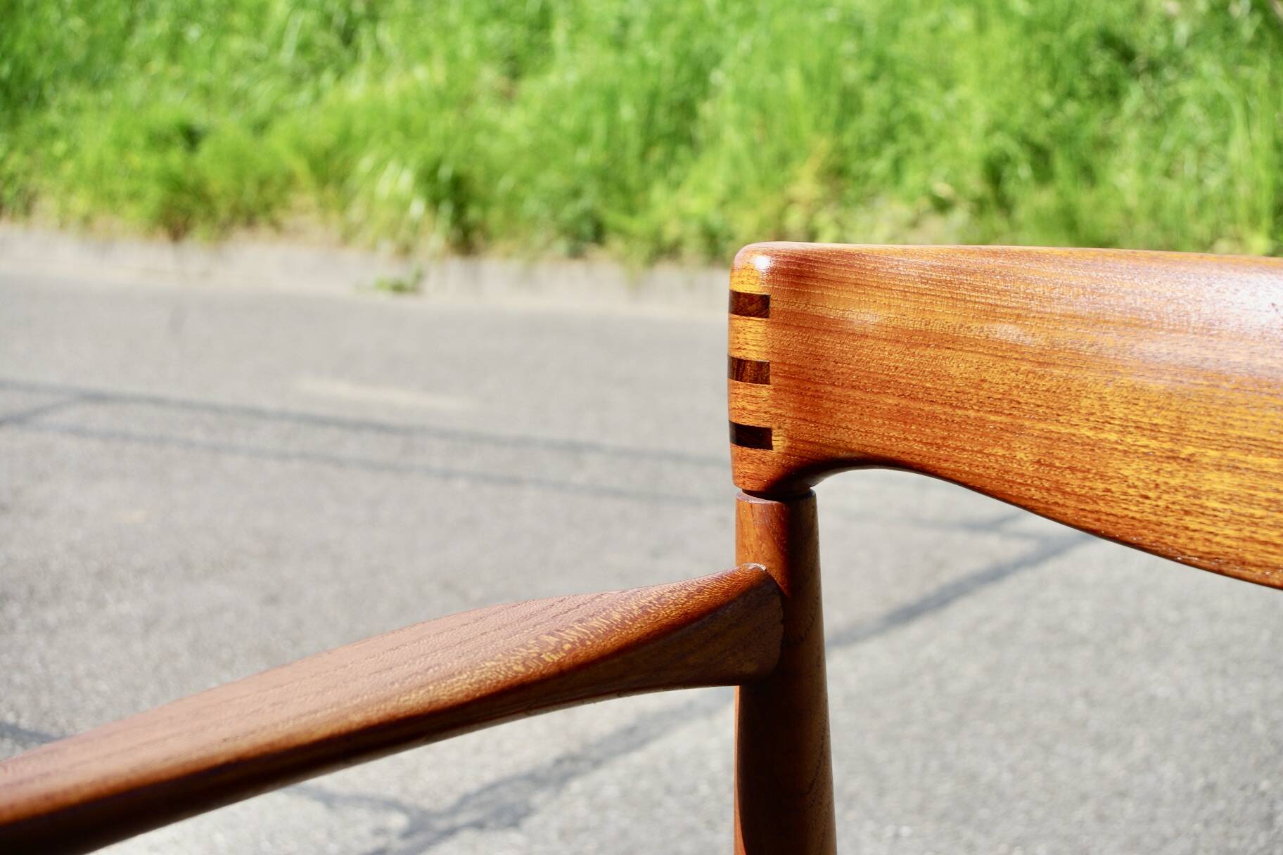 Vintage teak and leather office chair by henry walter klein for bramin denmark 1960s