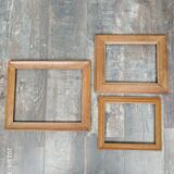 Trio of wooden frames