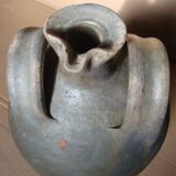 Old Oil Jug Jar Double Handle Terracotta