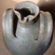 Old Oil Jug Jar Double Handle Terracotta
