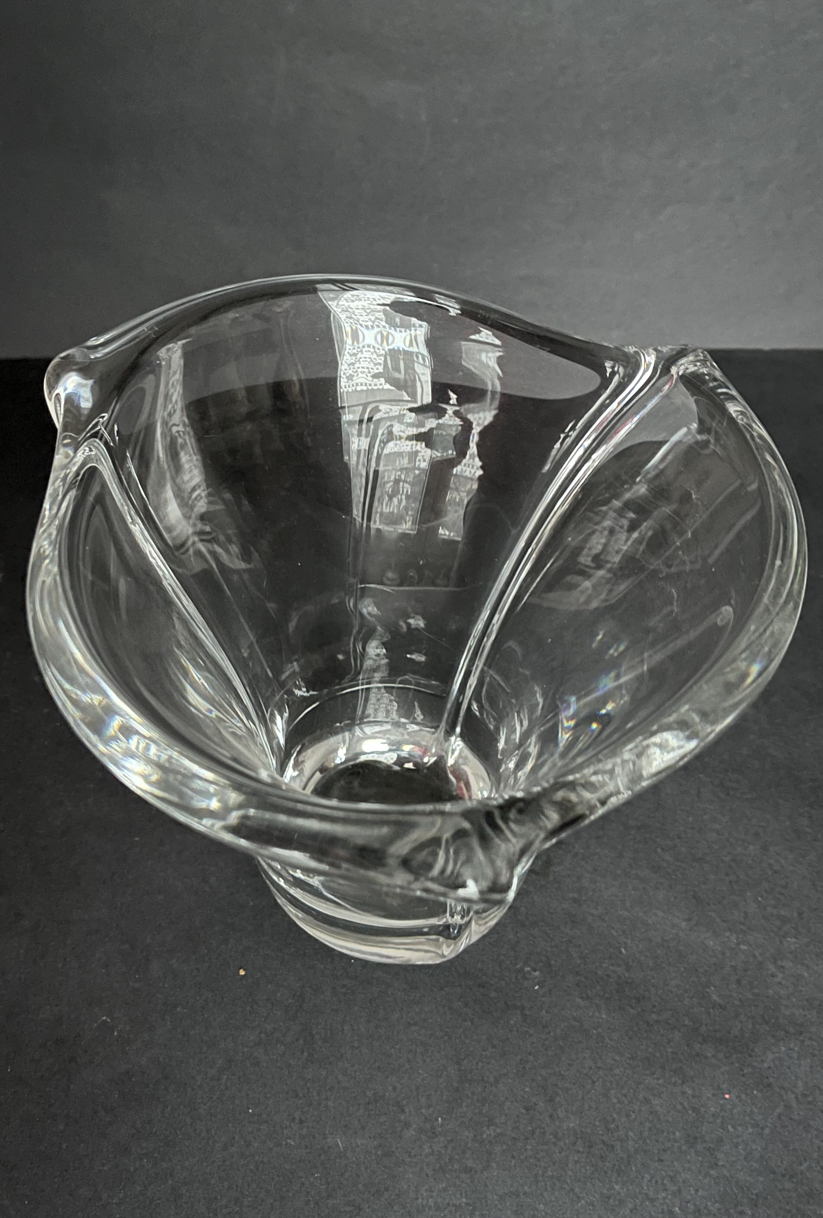 Daum crystal vase