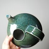 Glazed stoneware jug/pourer/watering can, vintage La Borne craftsmanship.