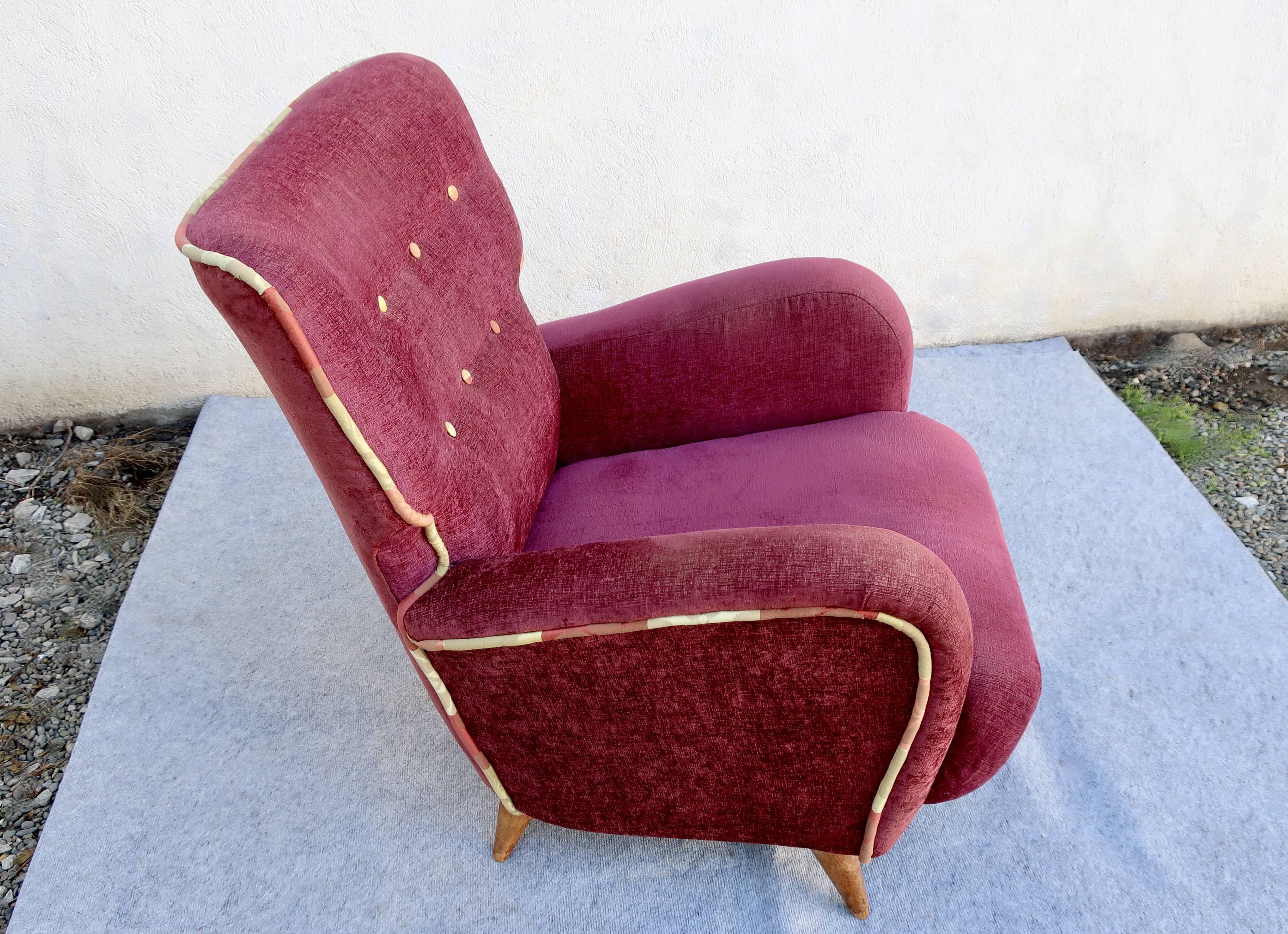 "Calysse" armchair Design by Henri Caillon for Erton, France, 1956