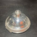 Silver metal teapot