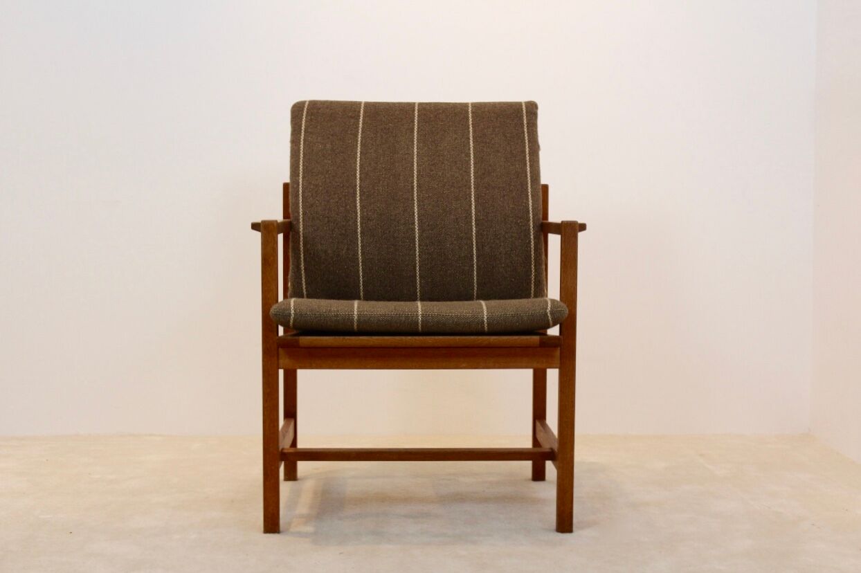 Fauteuil modèle 3233 par Børge Mogensen pour Stolefabric de Fredericia, Danemark 1960