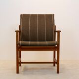 Armchair model 3233 by Børge Mogensen for Stolefabric de Fredericia, Danmark 1960