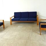 Vintage scandinavian sofa set, 1970s