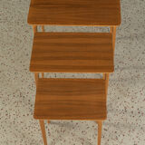 1960s nesting tables, Lotos Werkkunst