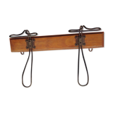 Patère bois et métal