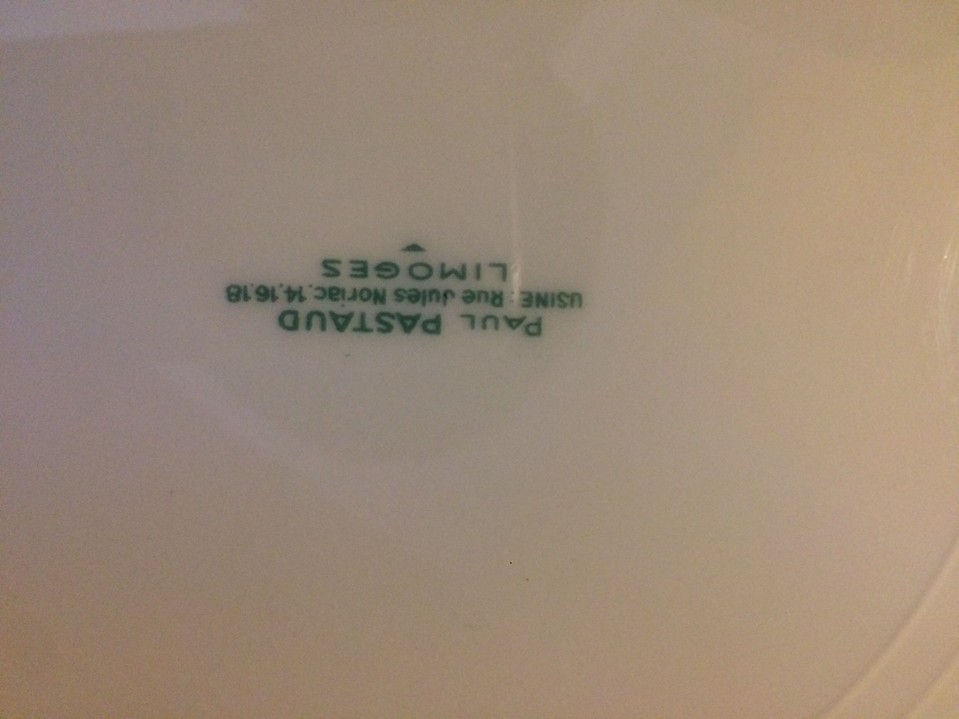 Old porcelain sauciere from Sologne Maison Lamotte