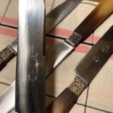 Lot of 6 table knives in Bakelite