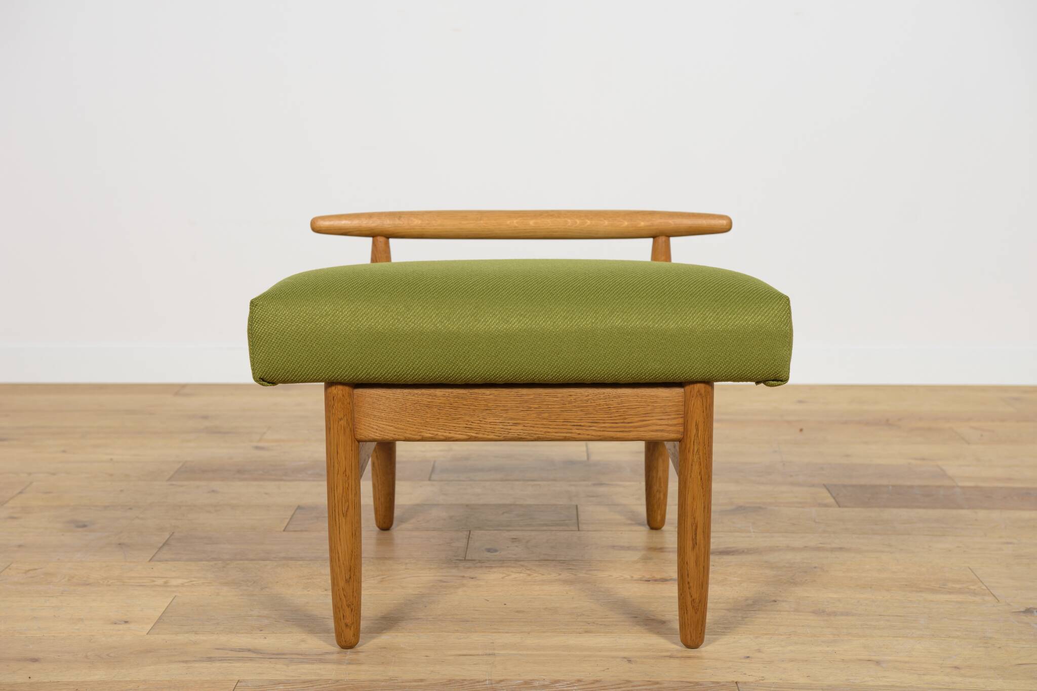 Oak Model J 65  Stool  by Ejvind A. Johansson for FDB Møbler, Denmark, 1950s