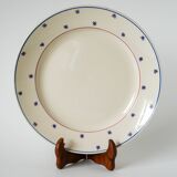 Plat rond, Lunéville modèle E Pierrée, 1940