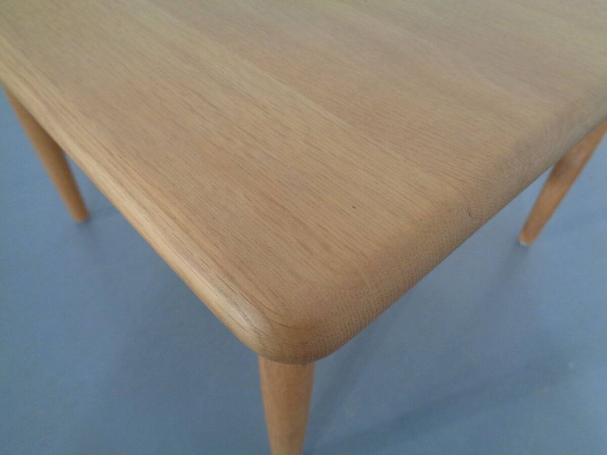 Danish Oak Sofa Table by Niels Bach, 1960s