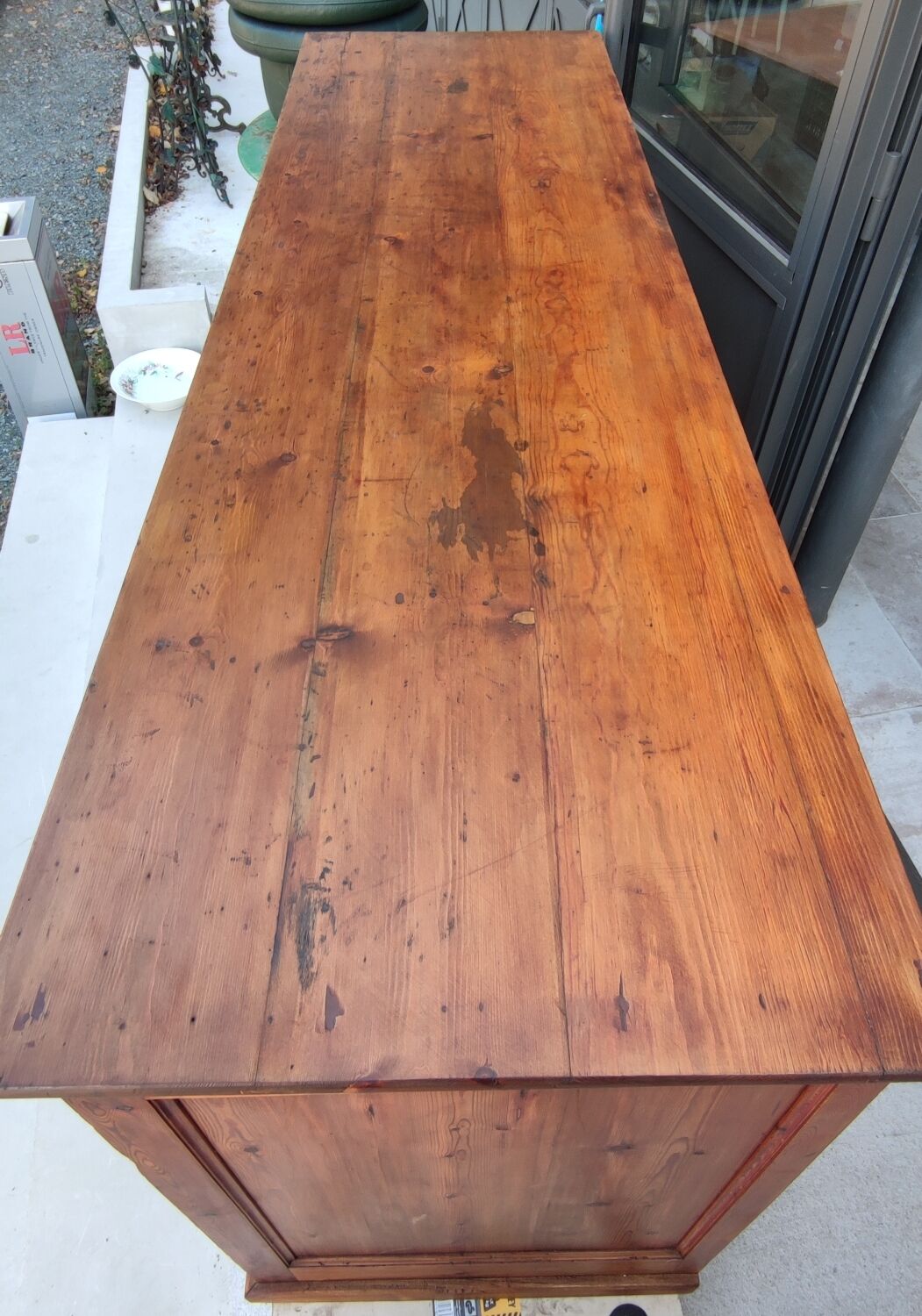 Old trade furniture store counter