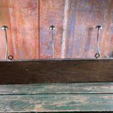 Wall coat rack with 3 hooks