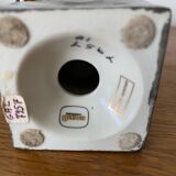 Antique GALOS Sculpture Grey & Gold Porcelain Design Decoration