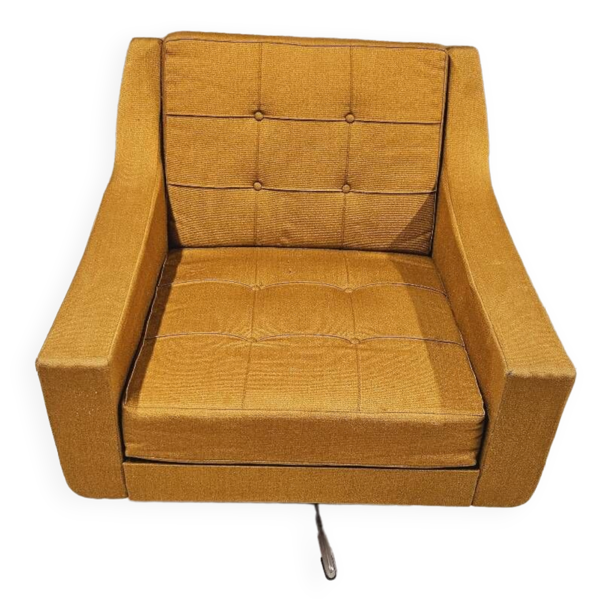 Swivel living room armchair year 1970