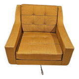 Swivel living room armchair year 1970