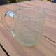 Large Beer Mug in Bubbled Glass from Biot - Straw Yellow - Signed