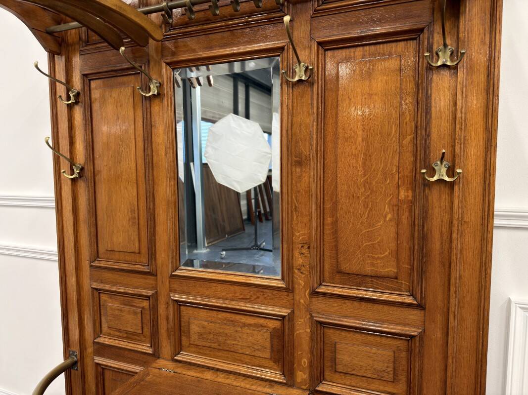 Classic English Wardrobe Coat Rack