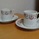 Cups and saucers Louis Lourioux / Limoges