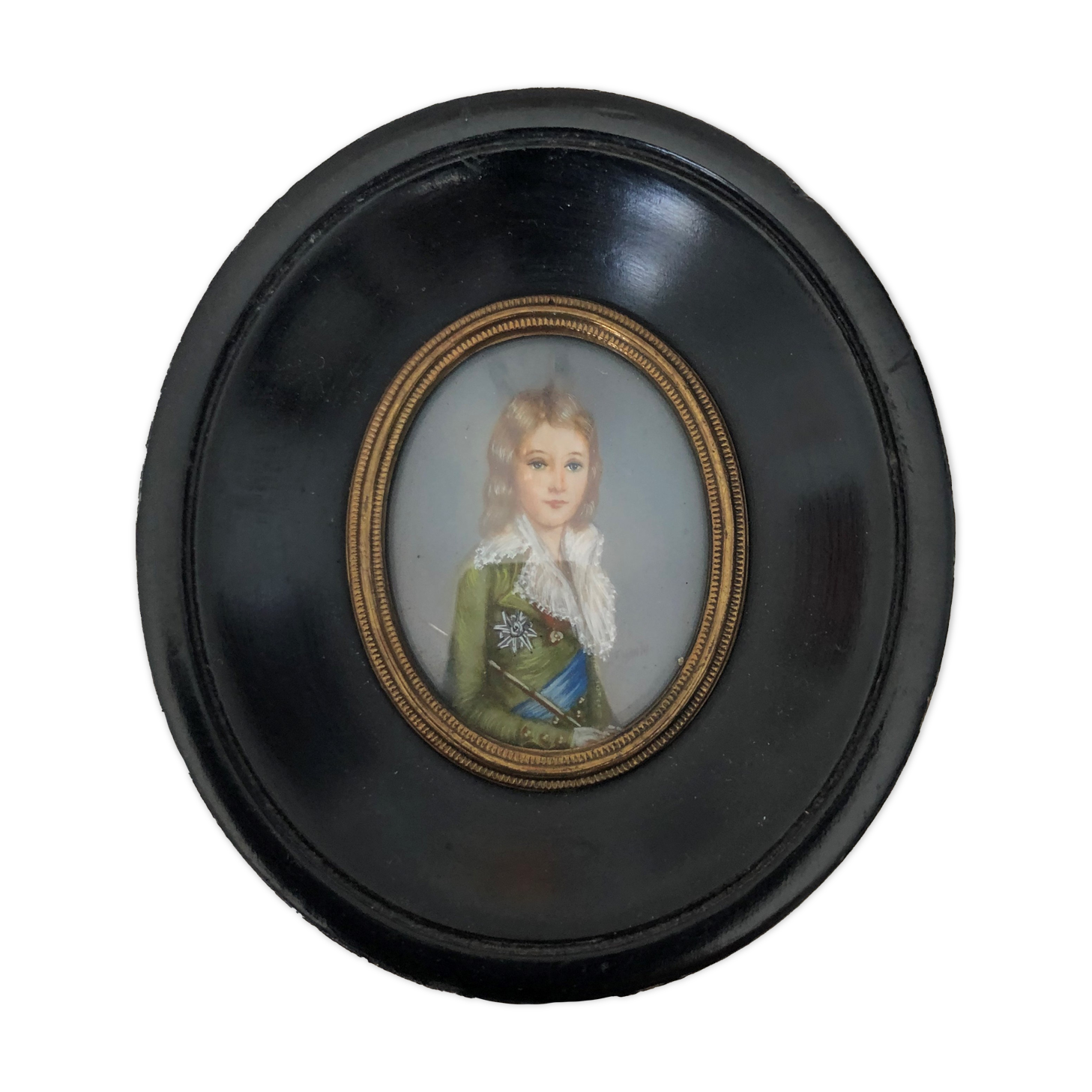 Portrait of a miniature young man