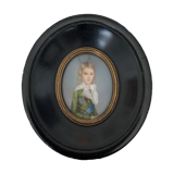 Portrait of a miniature young man