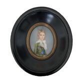 Portrait of a miniature young man