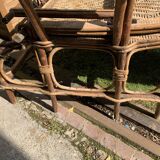 Chaise longue chilienne rotin osier