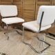 Lot de 4 chaises au design des années 60/70