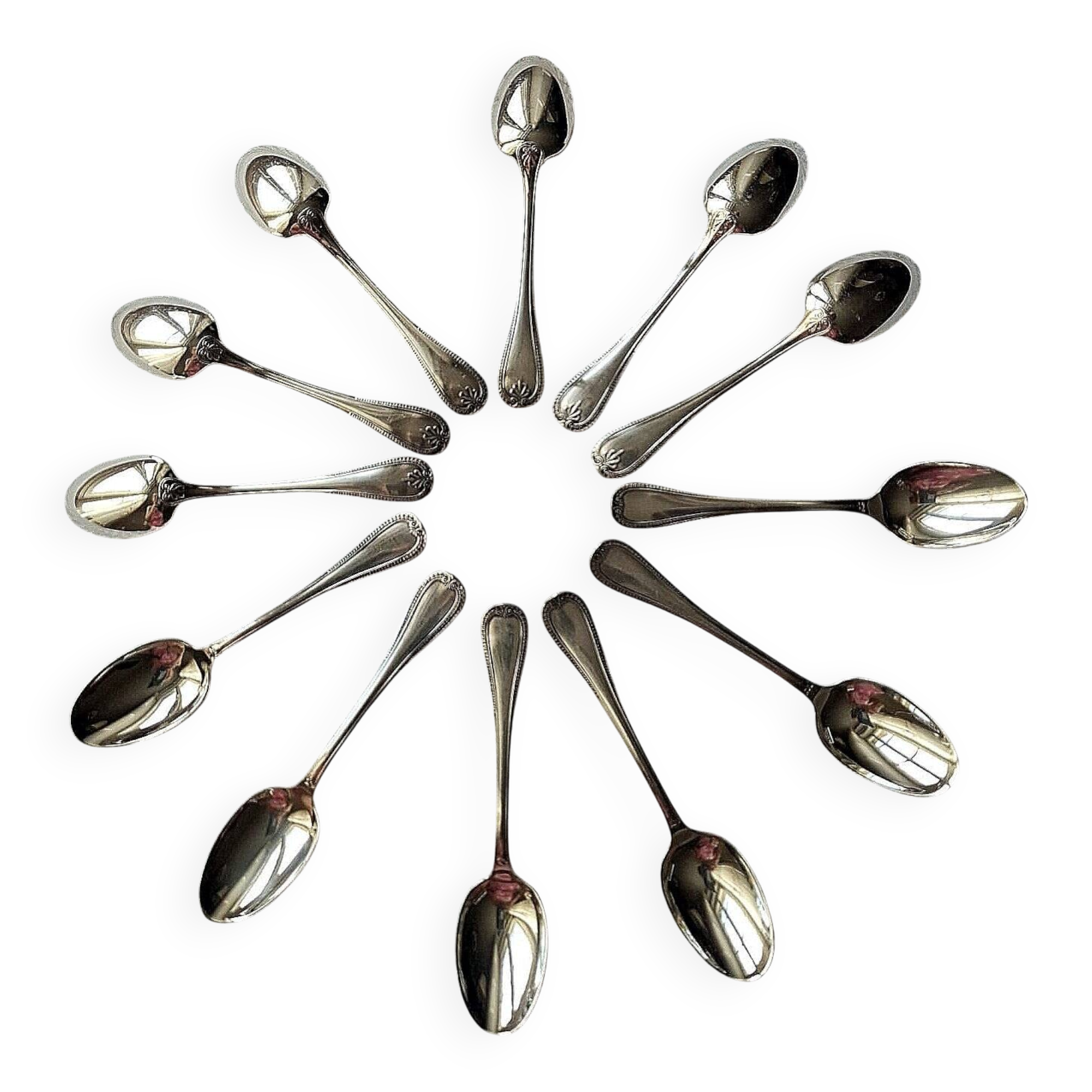 Set of small spoons, Christofle, Malmaison series